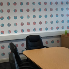 Photo of wall graphics