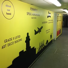Photo of wall graphics