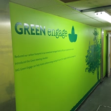 Photo of wall graphics