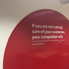 Photo of wall graphics