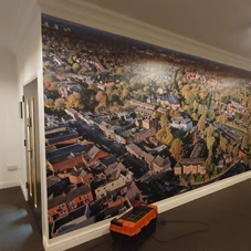 Photo of wall graphics