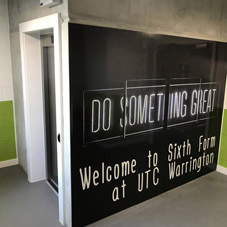 Photo of wall graphics