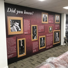 Photo of wall graphics