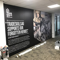 Photo of wall graphics