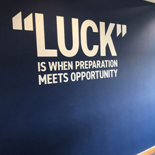 Photo of wall graphics