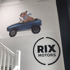Photo of wall graphics