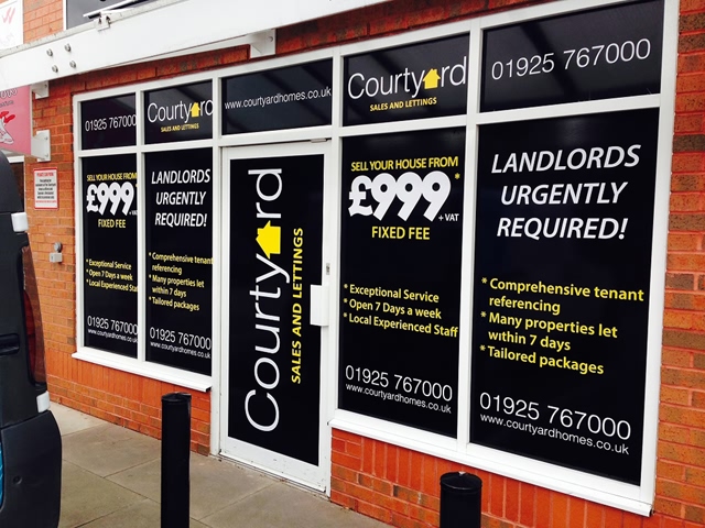 Photo of window graphics