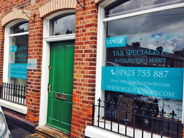 Photo of window graphics