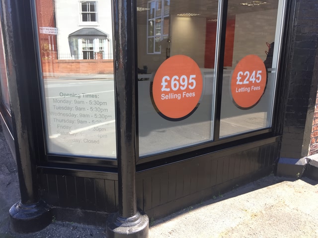 Photo of window graphics