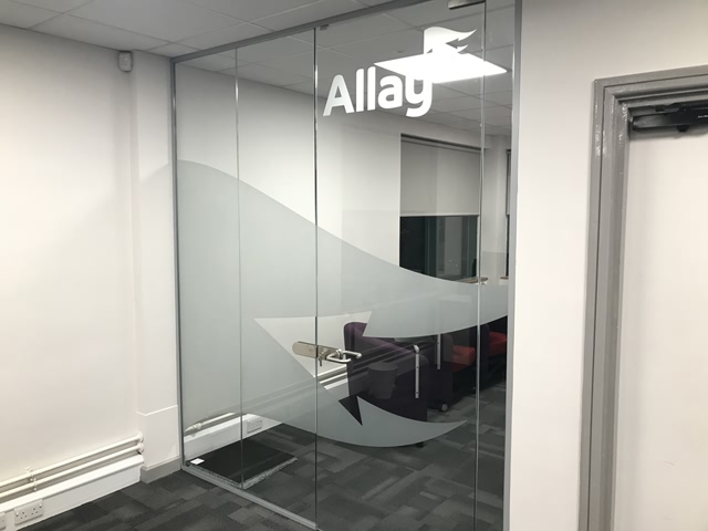 Photo of window graphics