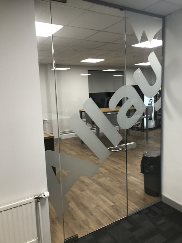 Photo of window graphics