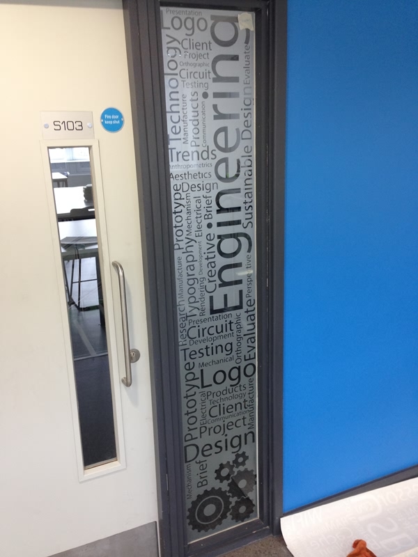 Photo of window graphics