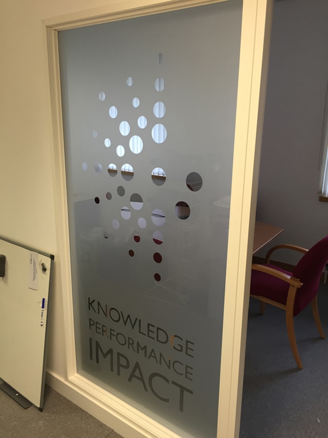 Photo of window graphics