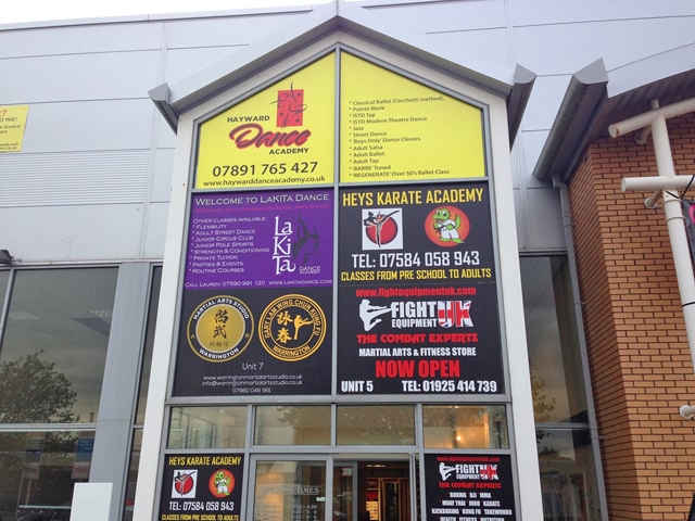 Photo of window graphics