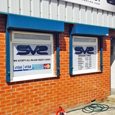 Photo of window graphics