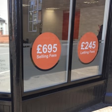 Photo of window graphics