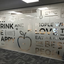 Photo of window graphics