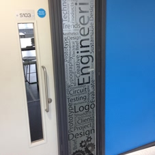 Photo of window graphics