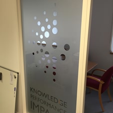 Photo of window graphics