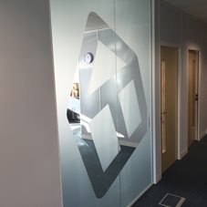 Photo of window graphics
