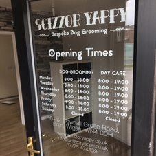 Photo of window graphics