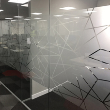 Photo of window graphics