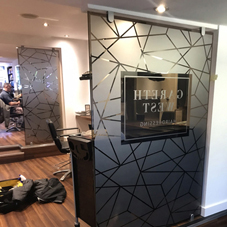 Photo of window graphics