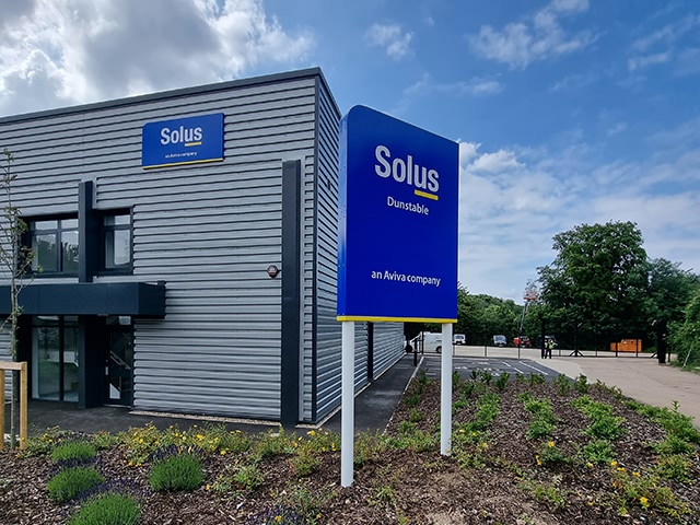 Photo showing freestanding sign