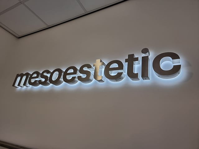 Photo of illuminated signs