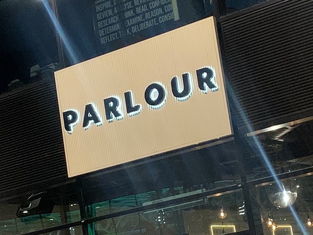 Photo of illuminated signs
