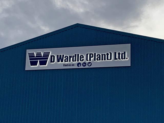 Photo showing illuminated sign