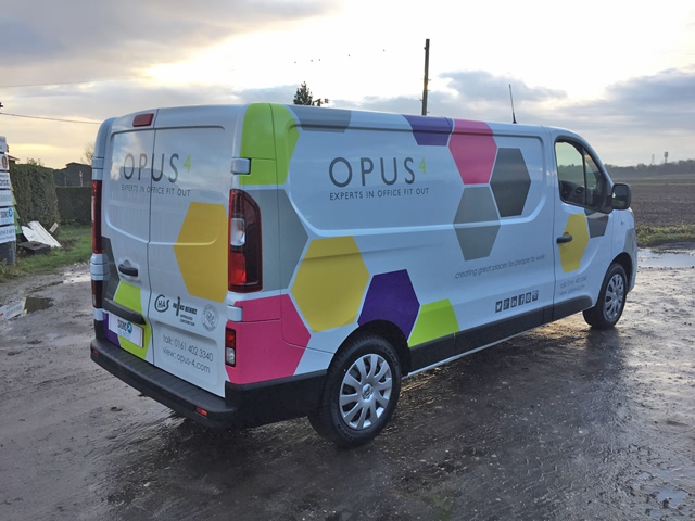 Photo of vehicle with graphics