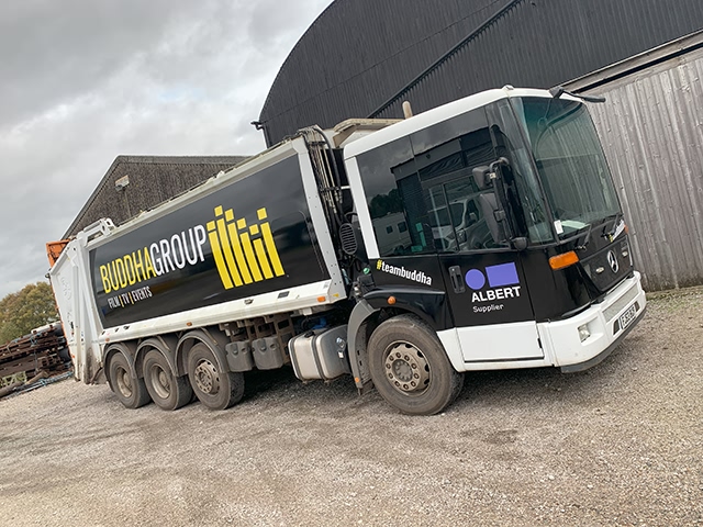 Photo of vehicle with graphics