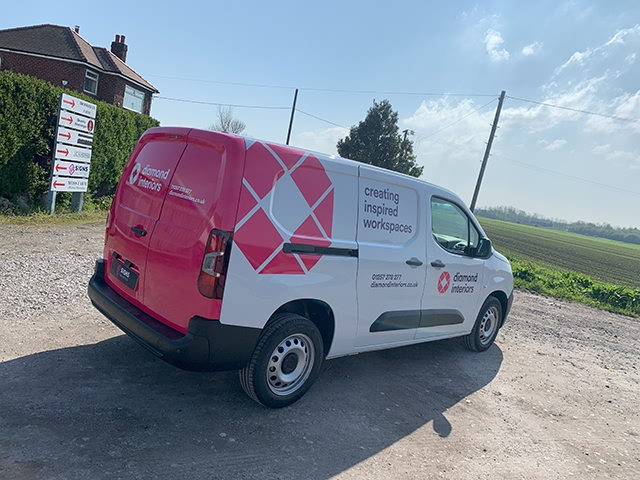 Photo of vehicle with graphics