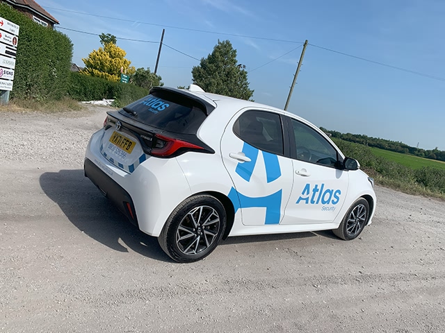 Photo of vehicle with graphics