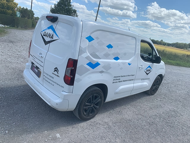 Photo of vehicle with graphics