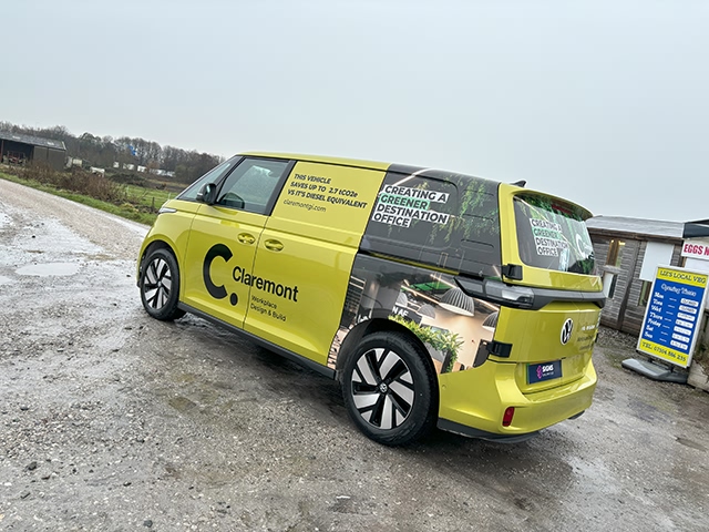 Photo of vehicle with graphics