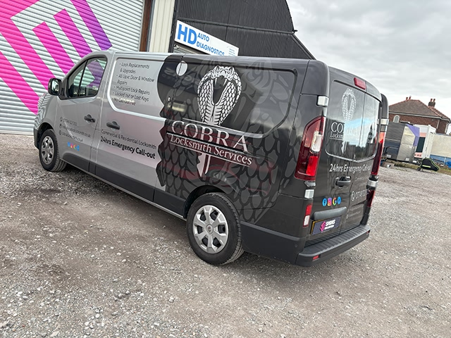Photo of vehicle with graphics