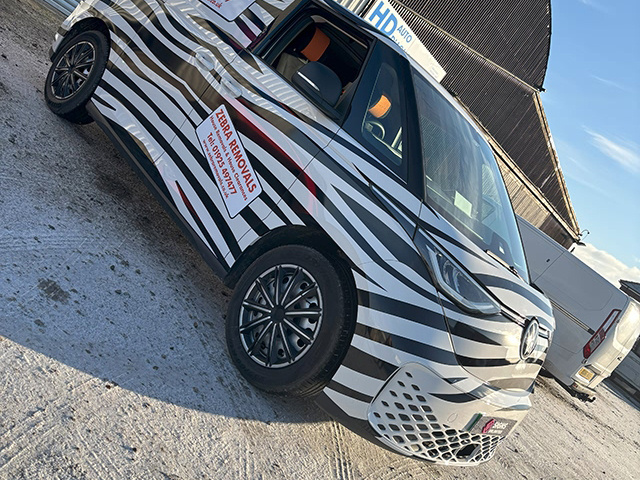 Photo of vehicle with graphics