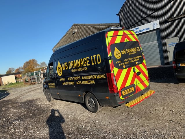Photo of vehicle with graphics