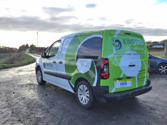 Photo of wrapped vehicle