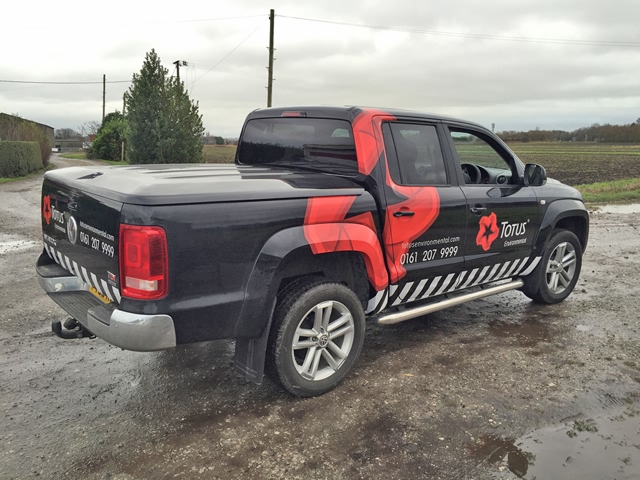 Photo of wrapped vehicle