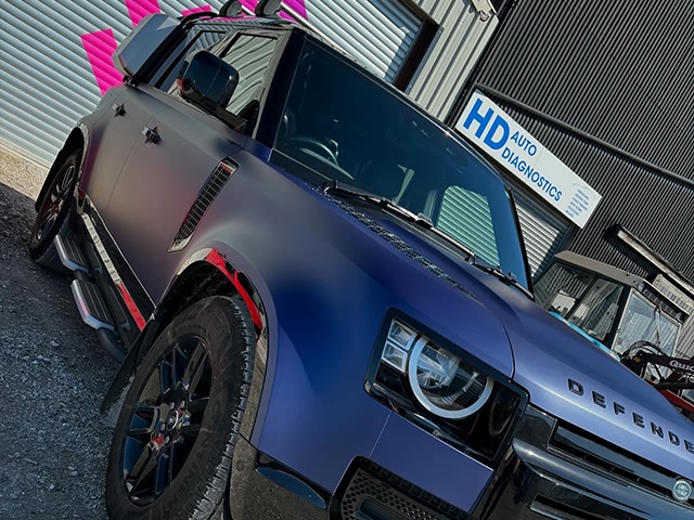 Photo of wrapped vehicle