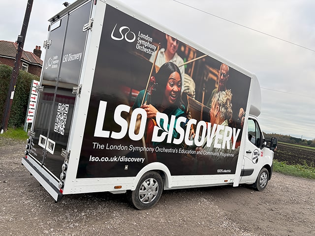 Photo of wrapped vehicle