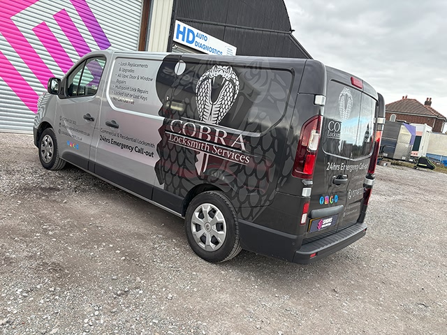 Photo of wrapped vehicle