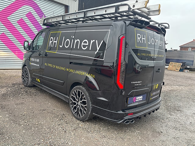 Photo of wrapped vehicle