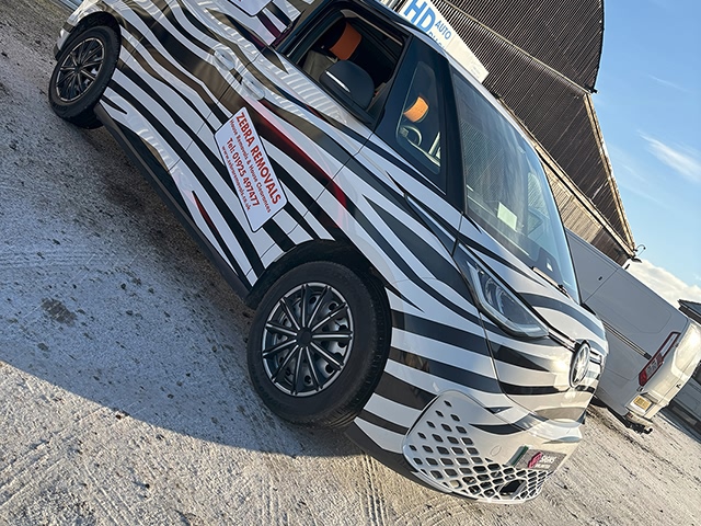 Photo of wrapped vehicle