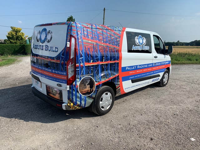 Photo of wrapped vehicle
