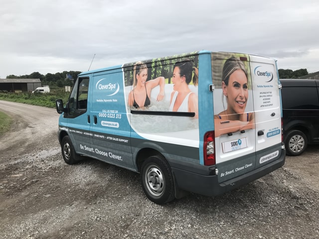 Photo of wrapped vehicle