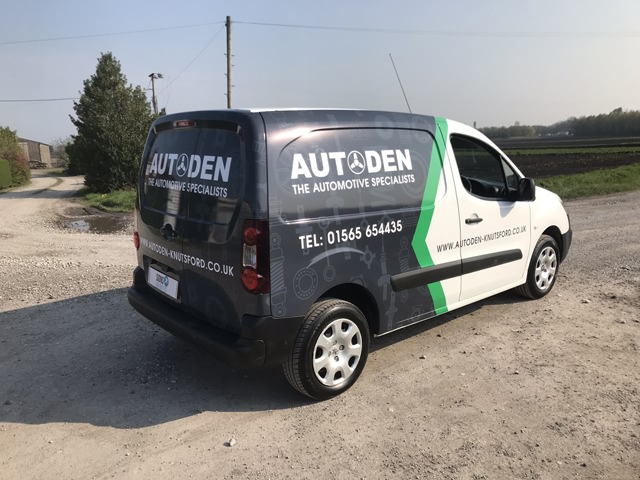 Photo of wrapped vehicle